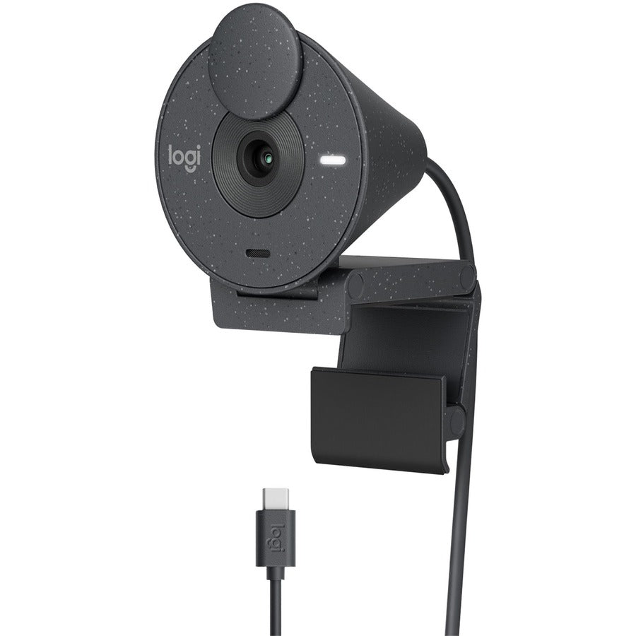 Logitech BRIO Webcam - 2 Megapixel - 30 fps - Graphite - USB Type C - Retail Logitech BRIO Webcam - 2 Megapixel - 30 fps - Graphite - USB Type C - Retail
